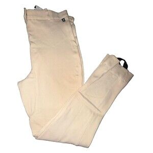 Equestrian Apparel Horse Riding Pants Breeches Size 34 Tan Women Stretch Stirrup